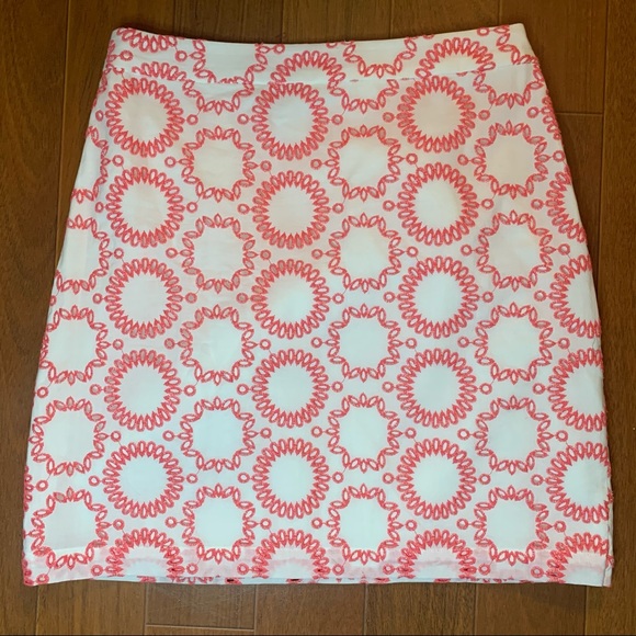 NWOT Banana Republic Milly CircleEmbroidered Skirt - Picture 2 of 5